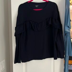 Loft navy blue sweater